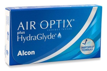 Kuukausilinssit Air Optix plus HydraGlyde (3 linssiä)