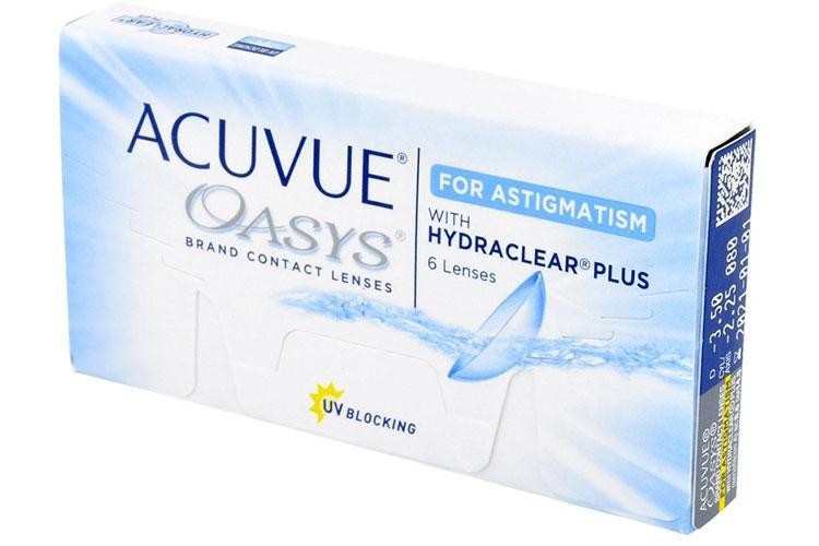Kaksiviikkoinen Acuvue Oasys astigmatismia vastaan (6 linssiä)