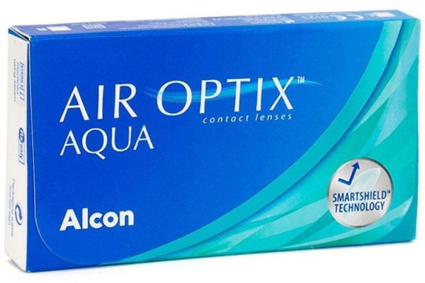 Kuukausilinssit Air Optix Aqua (6 linssiä)