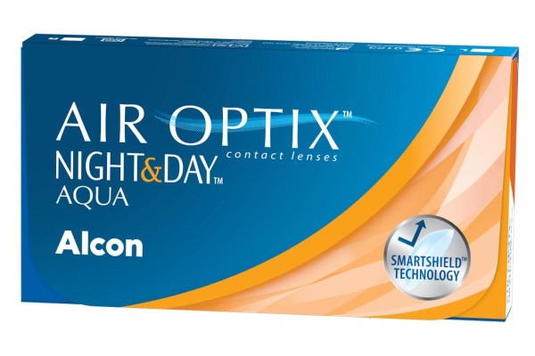 Kuukausilinssit Air Optix Night and Day Aqua (6 linssiä)