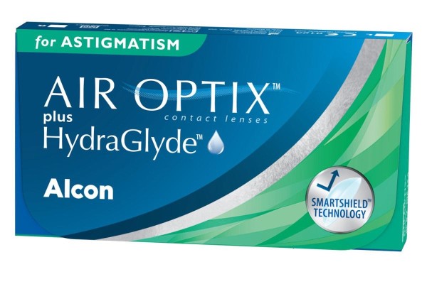 Kuukausilinssit Air Optix plus HydraGlyde astigmatismia vastaan (3 linssiä)