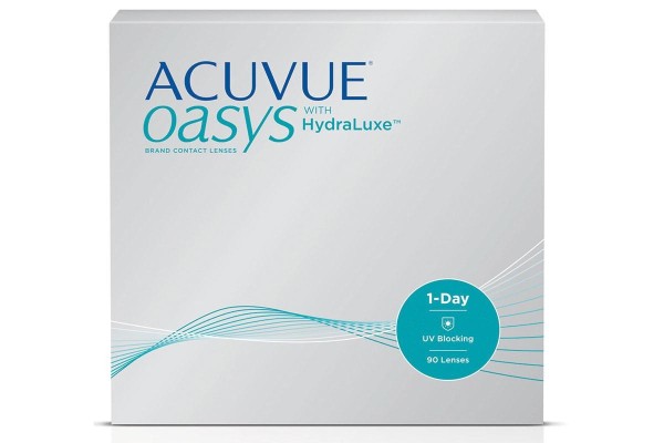 Päivittäiset Acuvue Oasys 1-Day with Hydraluxe (90 linssiä)