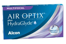 Kuukausilinssit Air Optix plus HydraGlyde Multifokale  (6 linssiä)